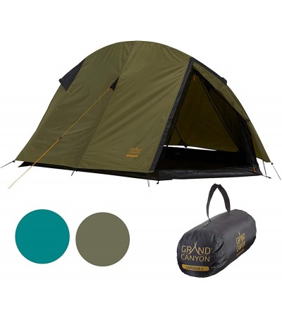 Grand Canyon CARDOVA 1 – Tente tunnel pour 1 à 2 personnes | Ultra légère imperméable petite taille une fois repliée | Tente pour trekking camping extérieur