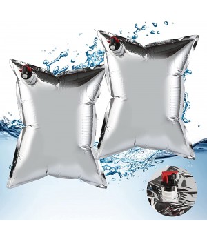 AOROPS Lot de 2 sacs à eau de 10 l Bidon à eau pliable avec robinet Bidon à eau flexible Film composite étanche Pliable Réservoir d'eau pour stocker l'eau potable